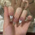 Dekorative Stiletto Nagelkunst Brehn
