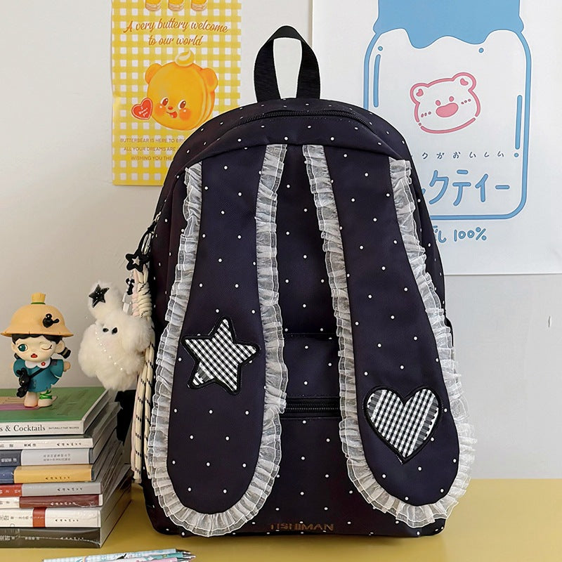 Niedlicher Schulrucksack mit Hasenohren