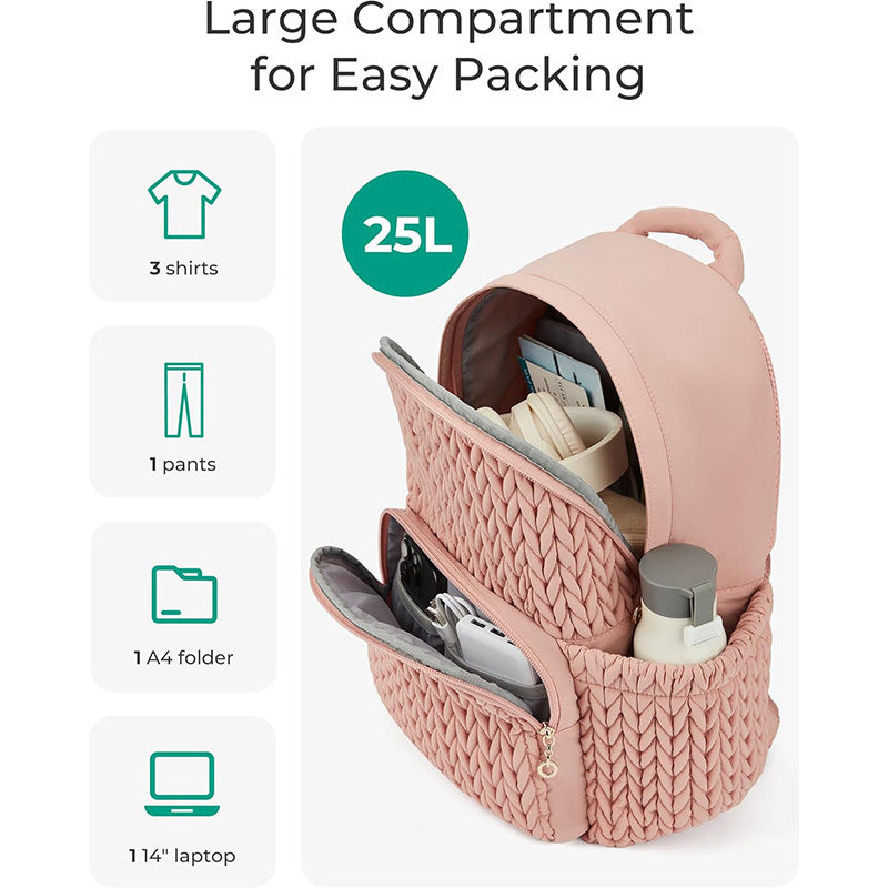 Modischer Rucksack mit Geflochtener Struktur Brehn