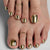 Premium Glänzendes Press-On Nagelset Brehn