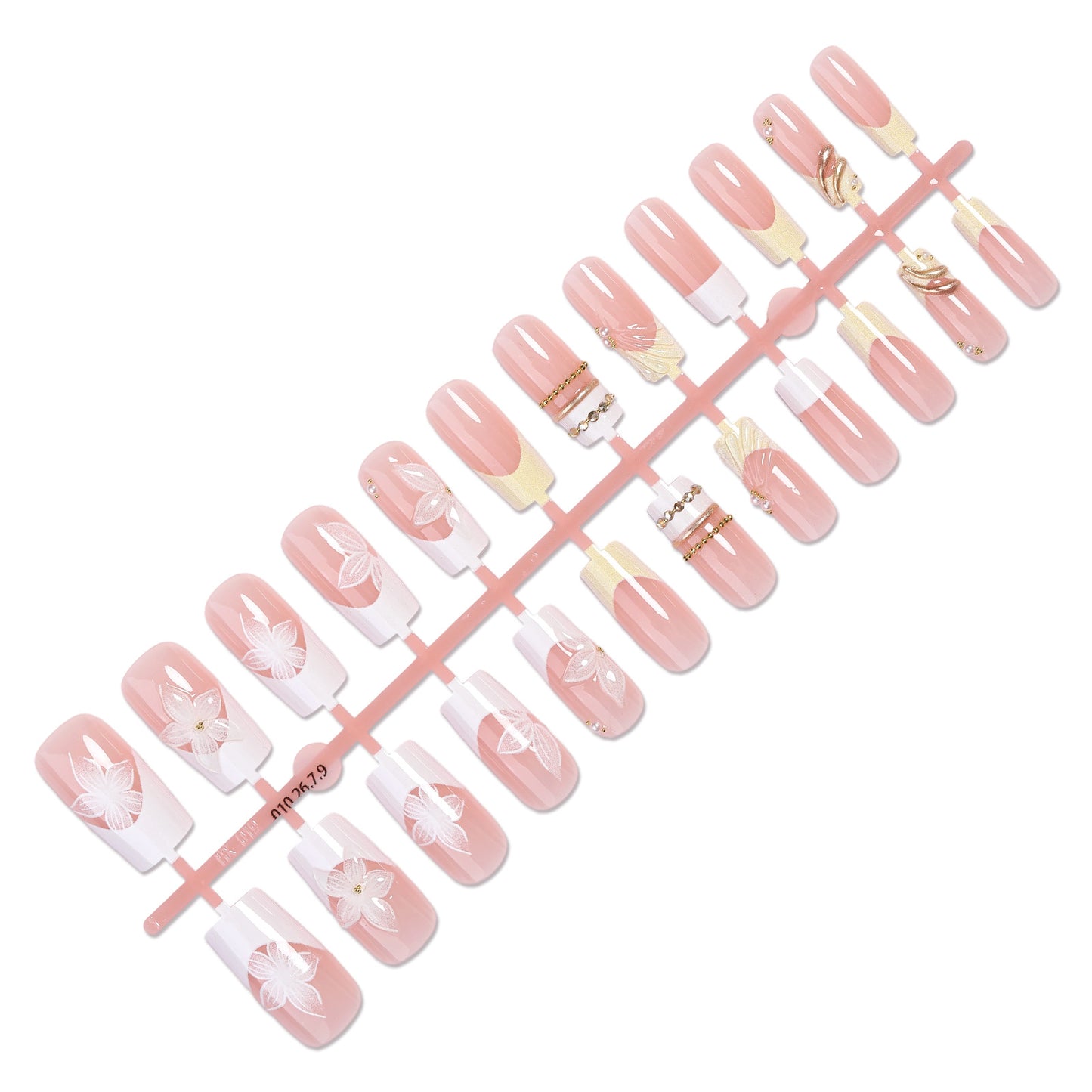 Florales Design Press-On Nägel Set Brehn