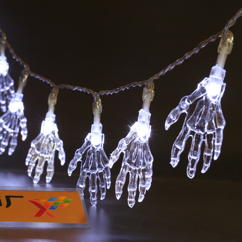 Gruselige LED Hand Lichterkette Brehn