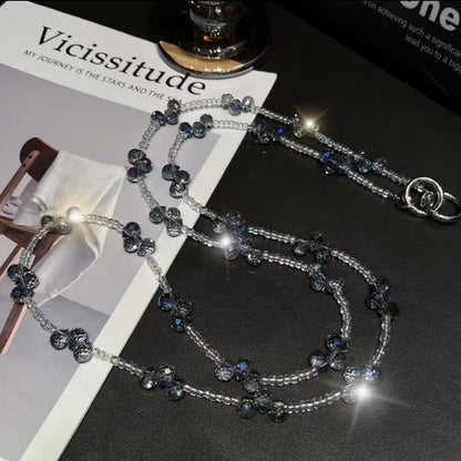 Elegante Kristallperlen Brillen Kette Brehn