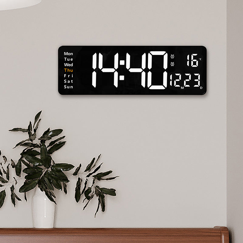 Digitaler Wandwecker mit Multifunktionalem Led-Display Brehn