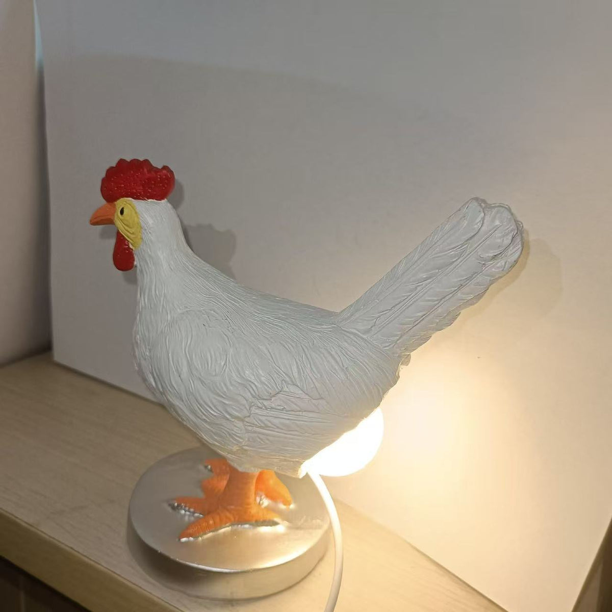 Tischlampe in Hühnerform Brehn