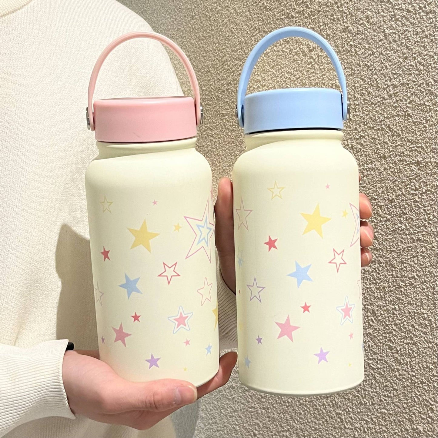 Damen Isoliertrinkflasche mit stylischem Sternenmotiv Brehn