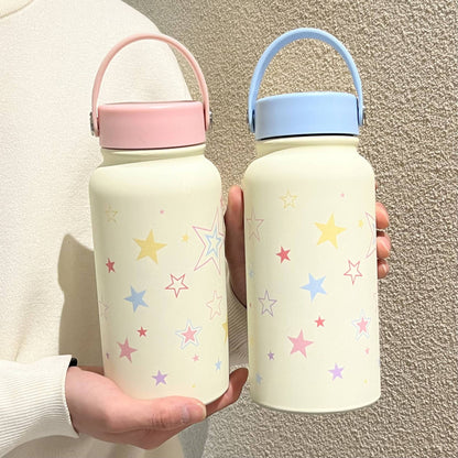 Damen Isoliertrinkflasche mit stylischem Sternenmotiv Brehn