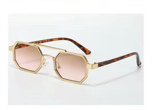 Damen geometrische Sonnenbrille mit einzigartigem Design Brehn