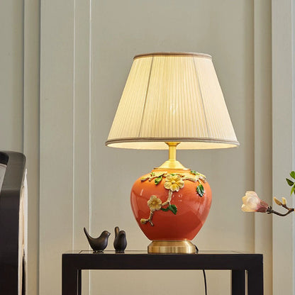 Künstlerische Keramik Tischlampe