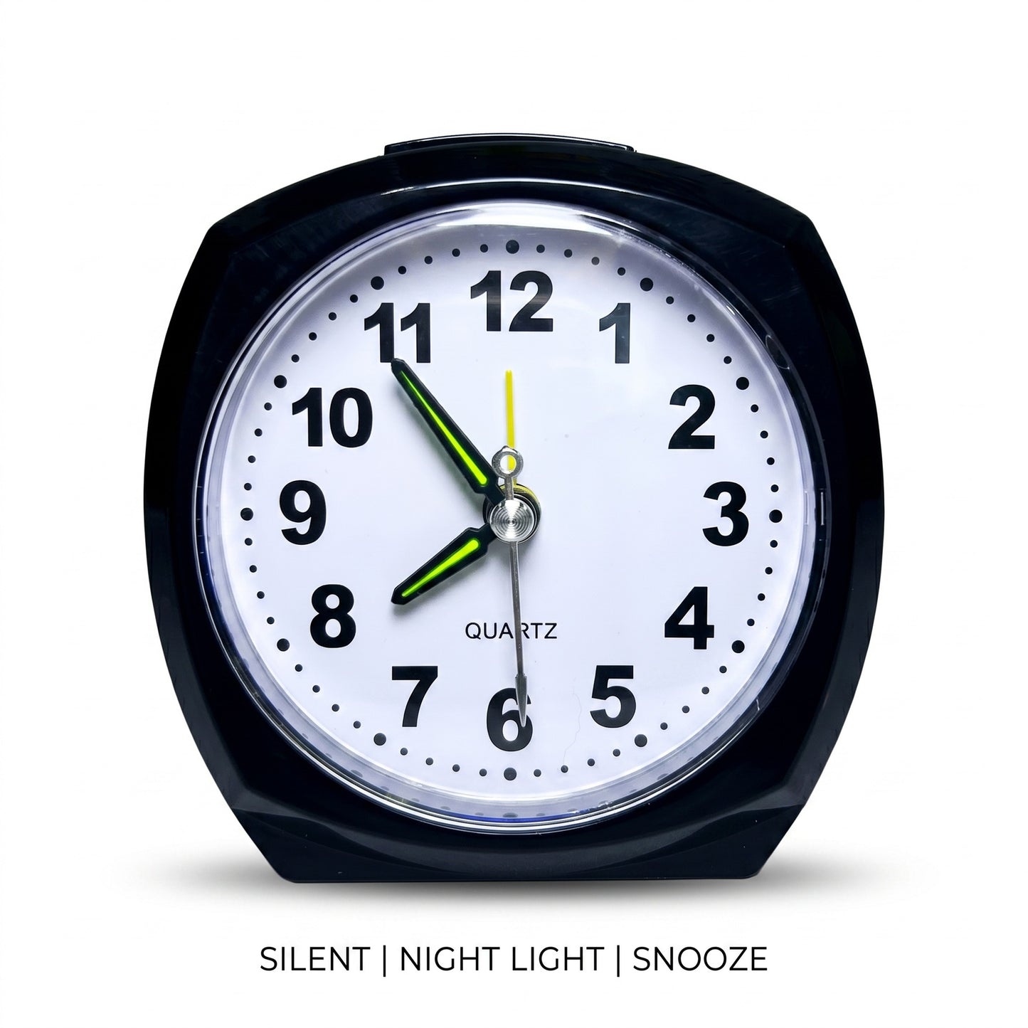 Analoge Alarmuhr mit Nachtlicht und Snooze-Funktion Brehn