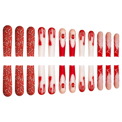 Stylische Lange Acryl-Finger-Nagelkunstverlängerungen Brehn