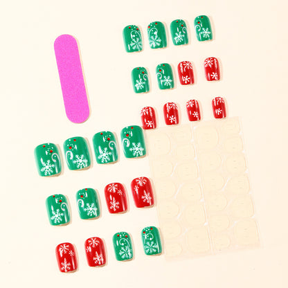 Festliche Feiertags-Nail Art Verlängerungen Brehn 1789713261