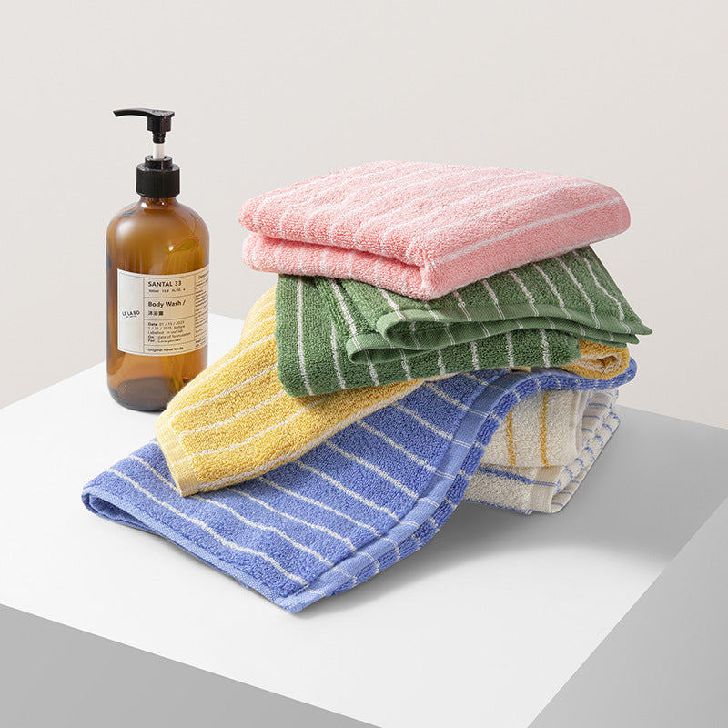 Damen Velours-Badetuch mit gestreiftem Design Brehn