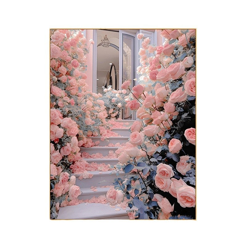 Floral Garden Scene Wandkunst Brehn