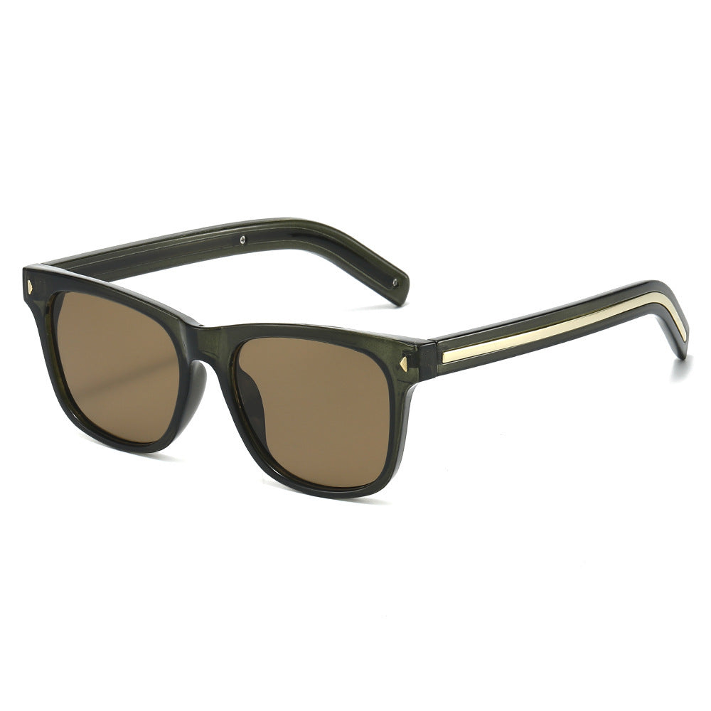 Retro-inspirierte Flachrahmen-Sonnenbrille Brehn