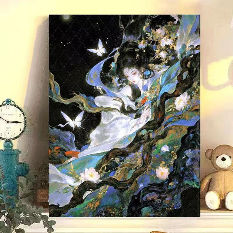 Floral Fantasy Kunst Leinwanddruck Brehn