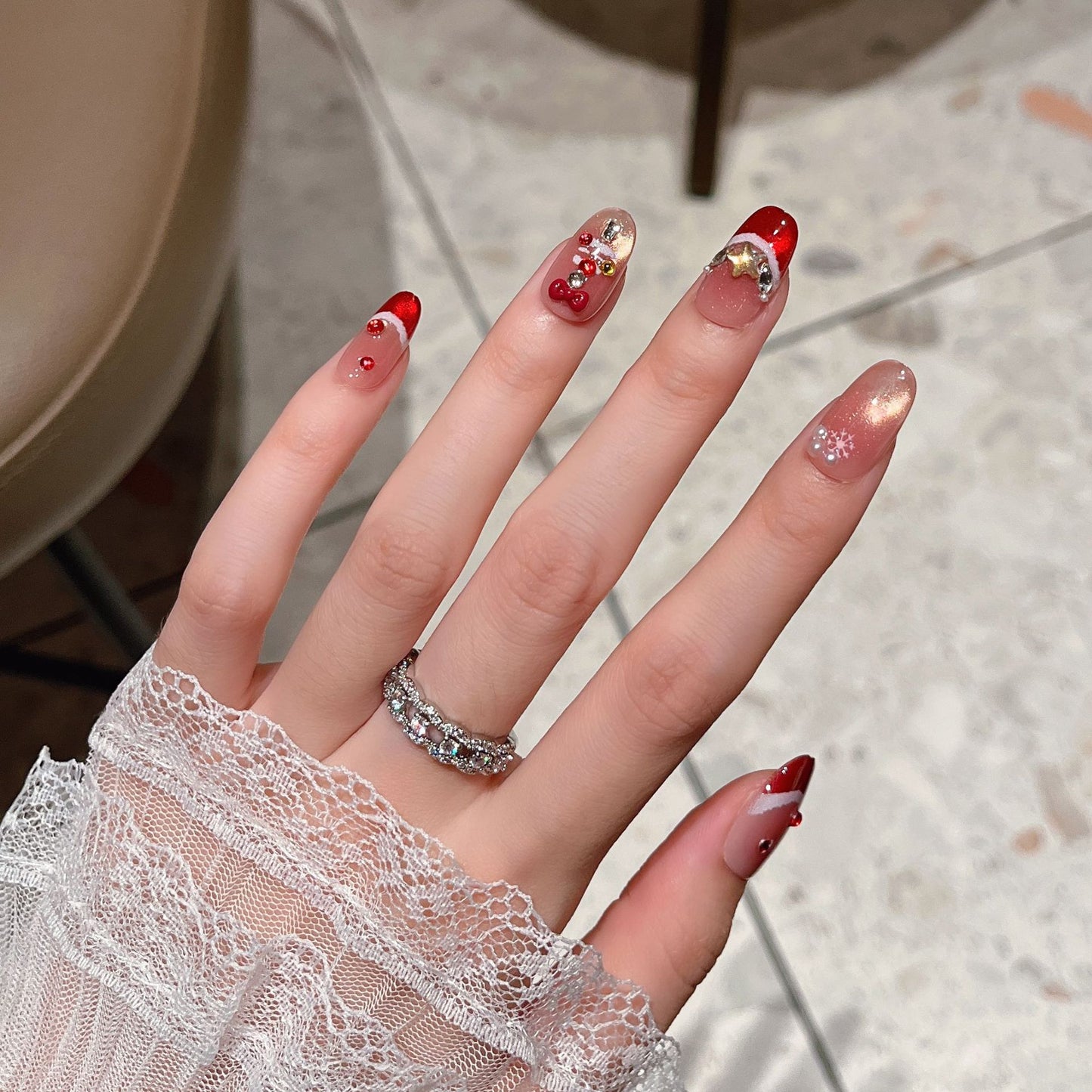 Themen Dekorative Press-On Nagelkunst Brehn