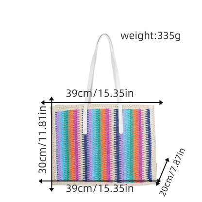 Multifunktionale Bast-Strandtasche Brehn