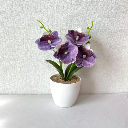 Elegante synthetische Orchideenarrangement