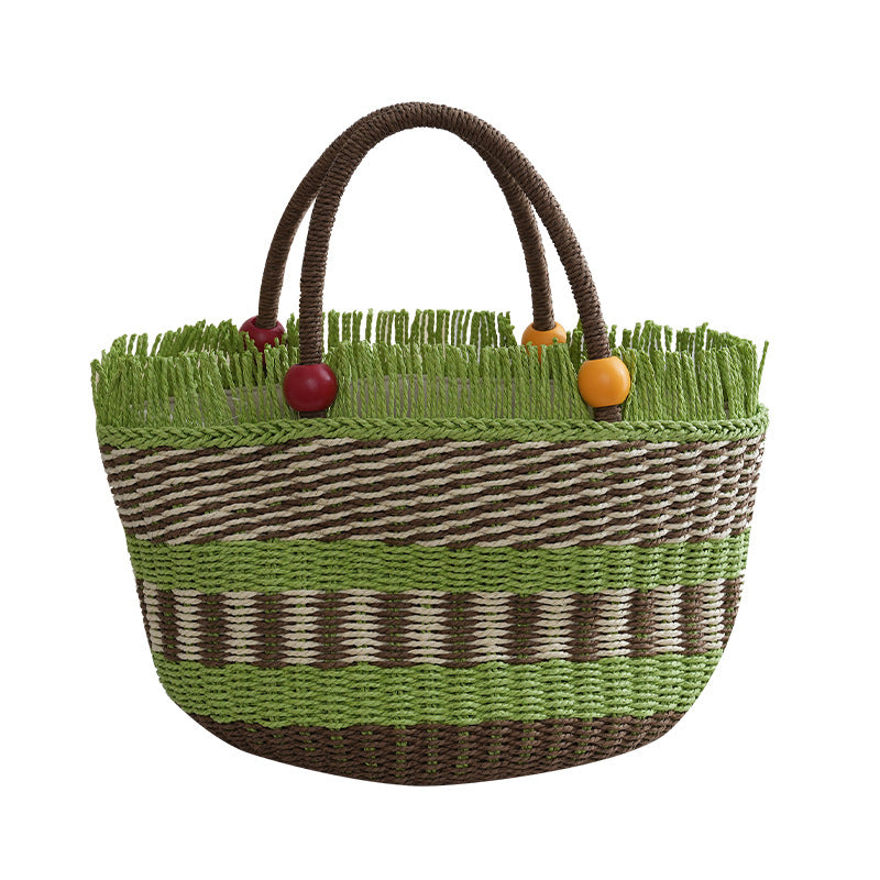 Handgefertigte Strandkorb-Tasche Brehn