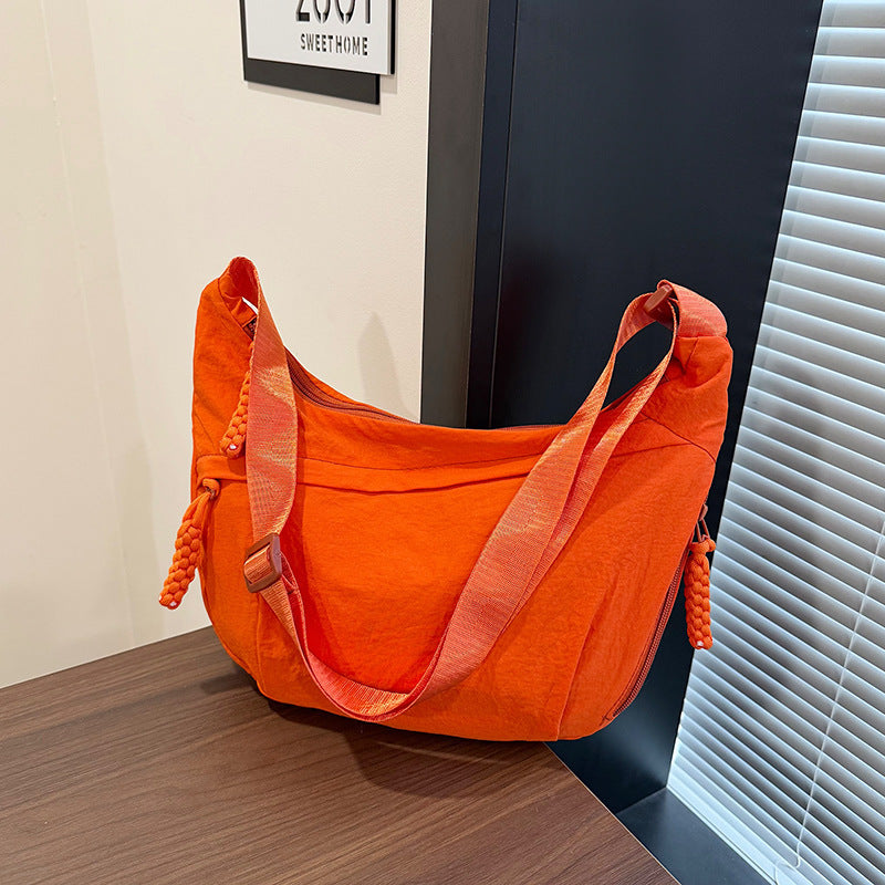 WoMulti-Pocket Leichte Hobo Tasche Brehn