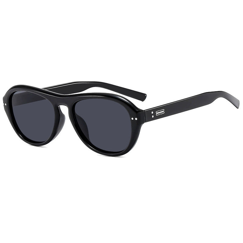 Damen modische Brille mit modischem gestreckt Rahmen und hochwertigem Kunststoff Brehn