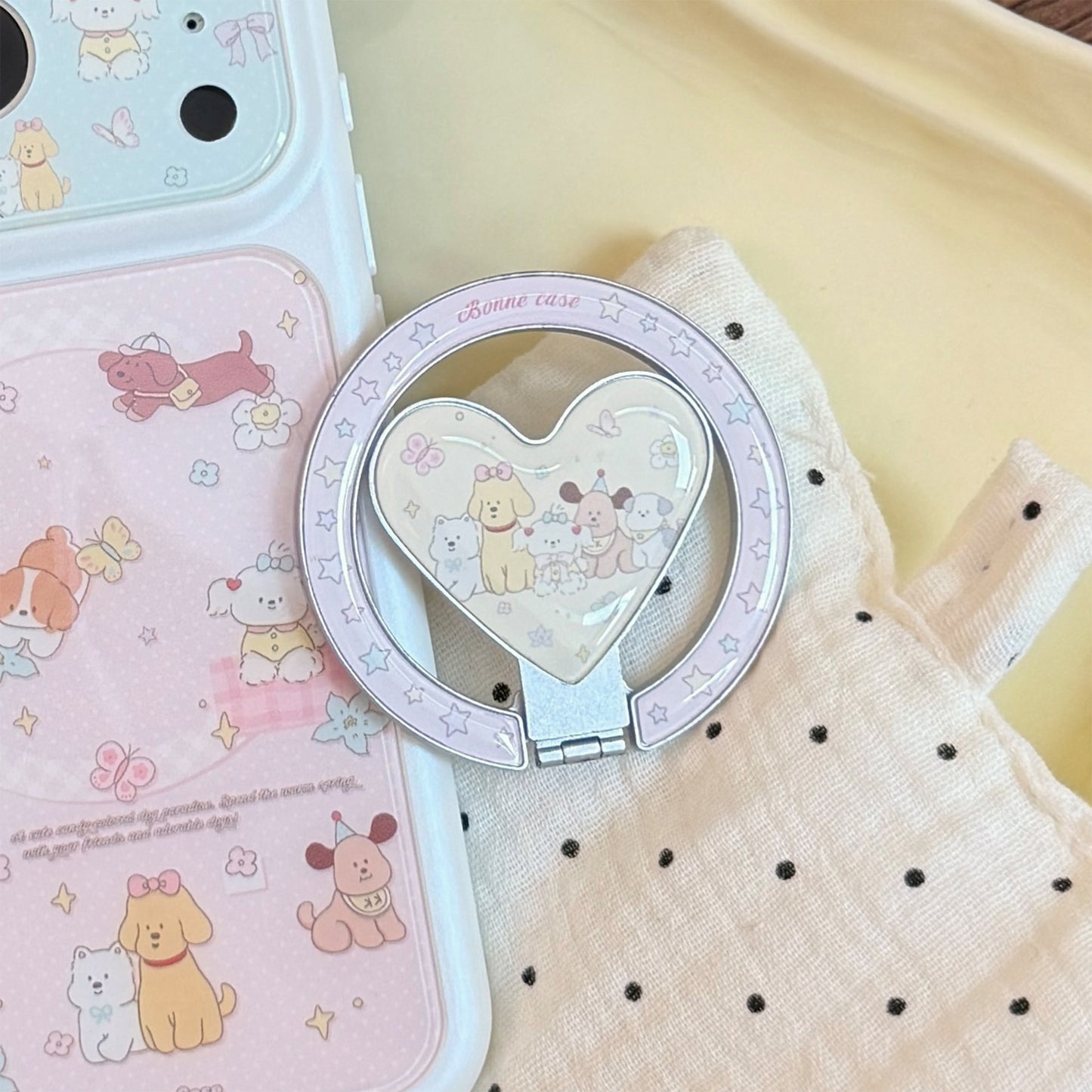 Herzförmiger Smartphone Halter Brehn
