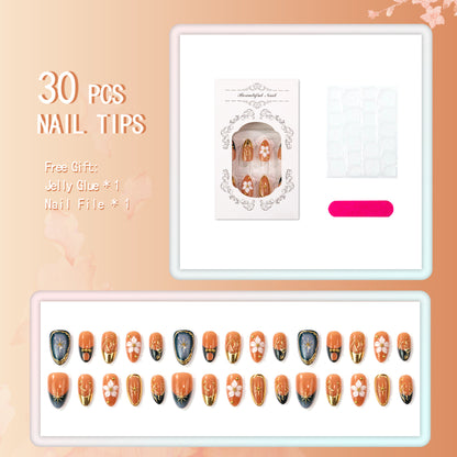 Künstlerische Press-On Nagelkunst Kollektion