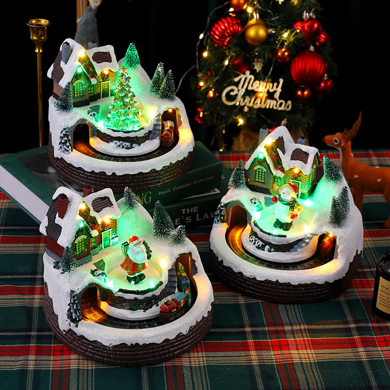Beleuchtete Weihnachtsdorf Figur Brehn