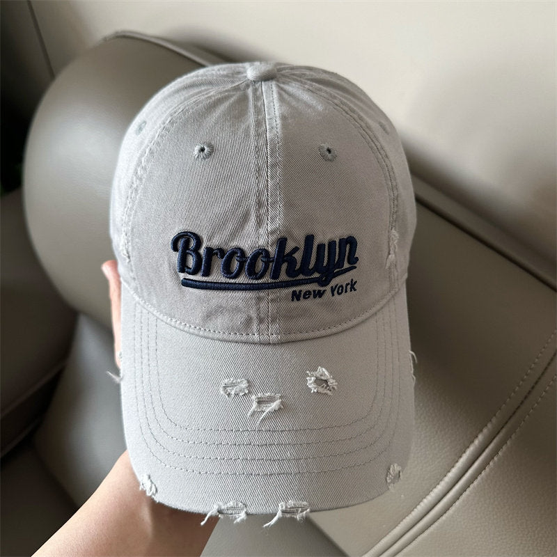 Herren Distressed Brooklyn Baseball Cap Brehn