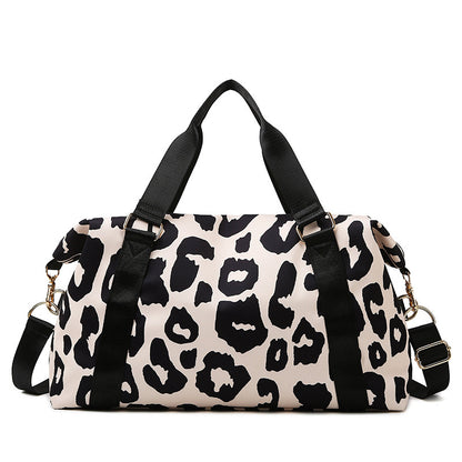 Stylische Leopardprint-Reise-Duffel-Tasche