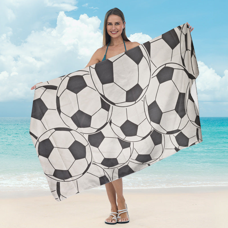 Strandtuch mit artistischem Mandala-Design Brehn