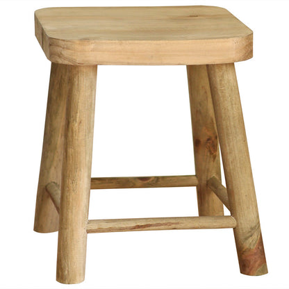Handgefertigter Holzschemel Brehn