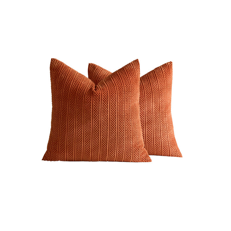 Chunky Ribbed Strick Quadrat Kissenbezüge Set