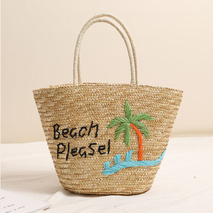 Strandleinen Tasche mit Personalisierter Stickerei Brehn