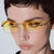 Damen Oversized Sonnenbrille mit filigranem Metallrahmen Brehn