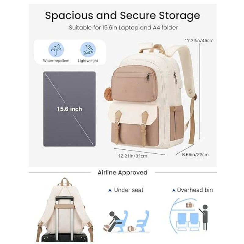 Moderner Rucksack mit Mehreren Fächern und Stilvollem Detail Brehn