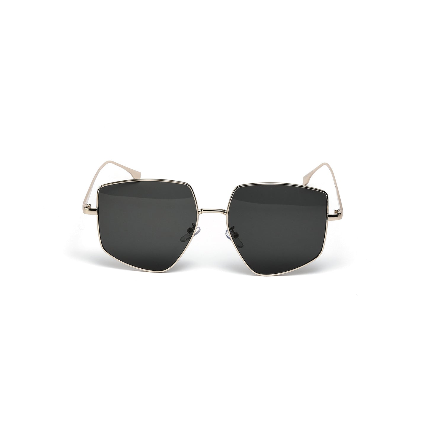 Damen quadratische Sonnenbrille mit elegantem Metallrahmen Brehn