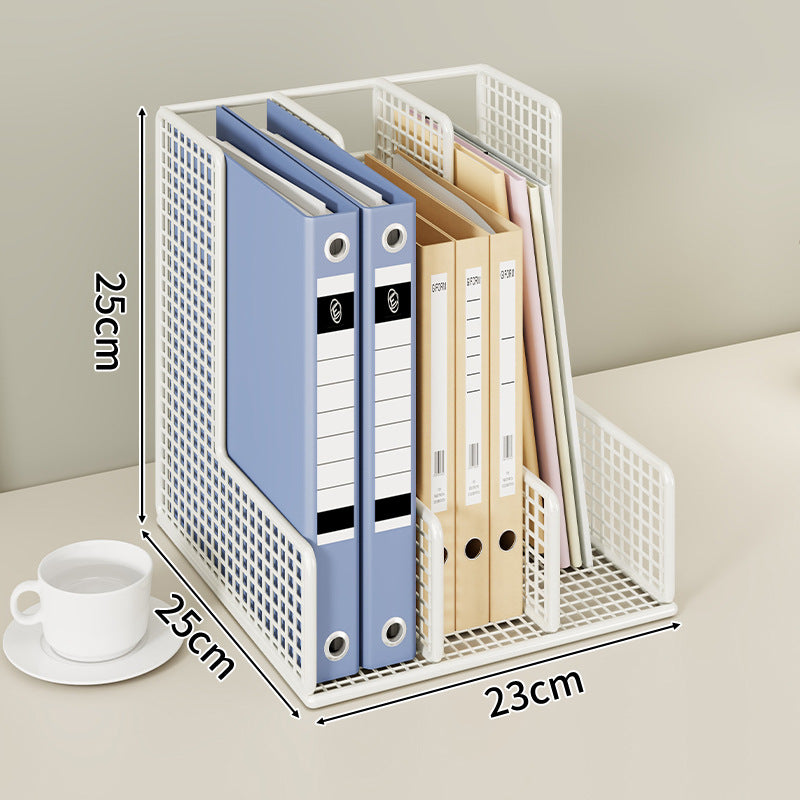 Mesh Grid Desktop-Datei-Organisator mit verstellbaren vertikalen Trennwänden