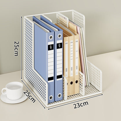 Mesh Grid Desktop-Datei-Organisator mit verstellbaren vertikalen Trennwänden
