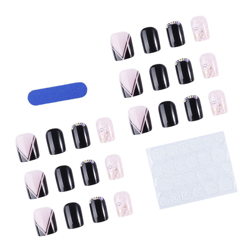 Dekorativer Press-On-Nagelset