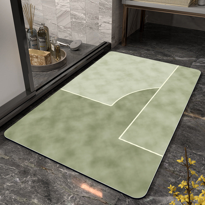 Abstrakte Moderne Badmatte Brehn