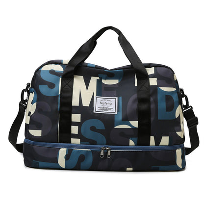 Stylische Sport-Reise-Duffel-Tasche mit mehreren Fächern Brehn