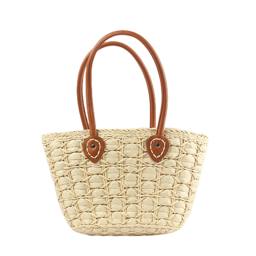 Geflochtene Strohtasche Brehn