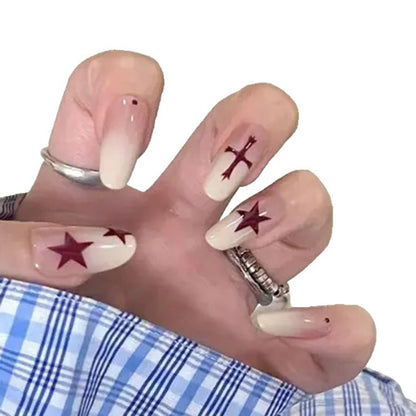 Sternen-Themen Nagelkunst Stil Brehn