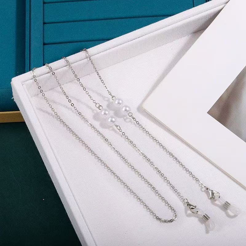 Stylische Perlenbrillekette Brehn
