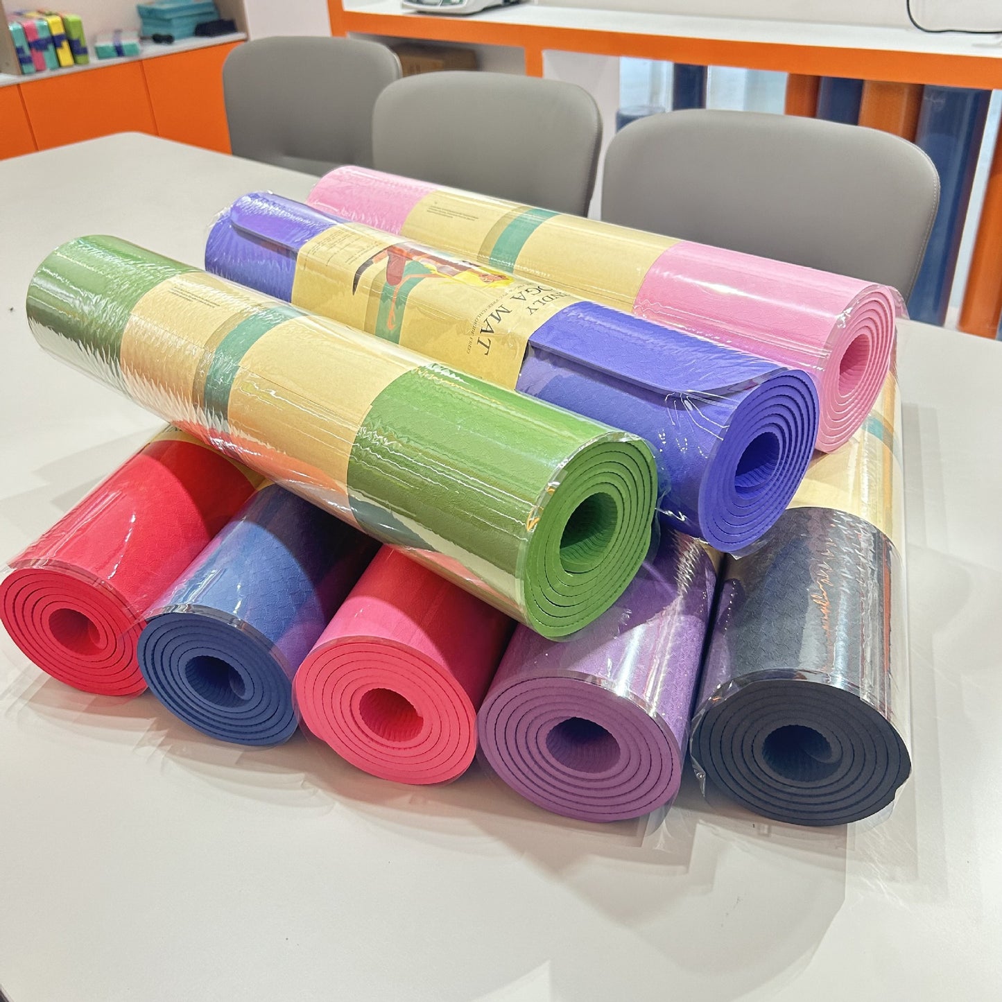 Premium Yoga-Matte mit Rutschfester Oberfläche und Tragegurt Brehn