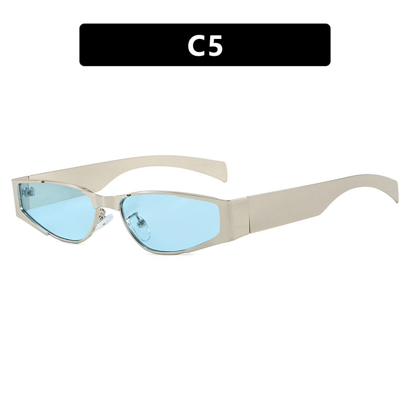 Damen elegante schmal geschnittene Sonnenbrille mit UV-Schutz Brehn