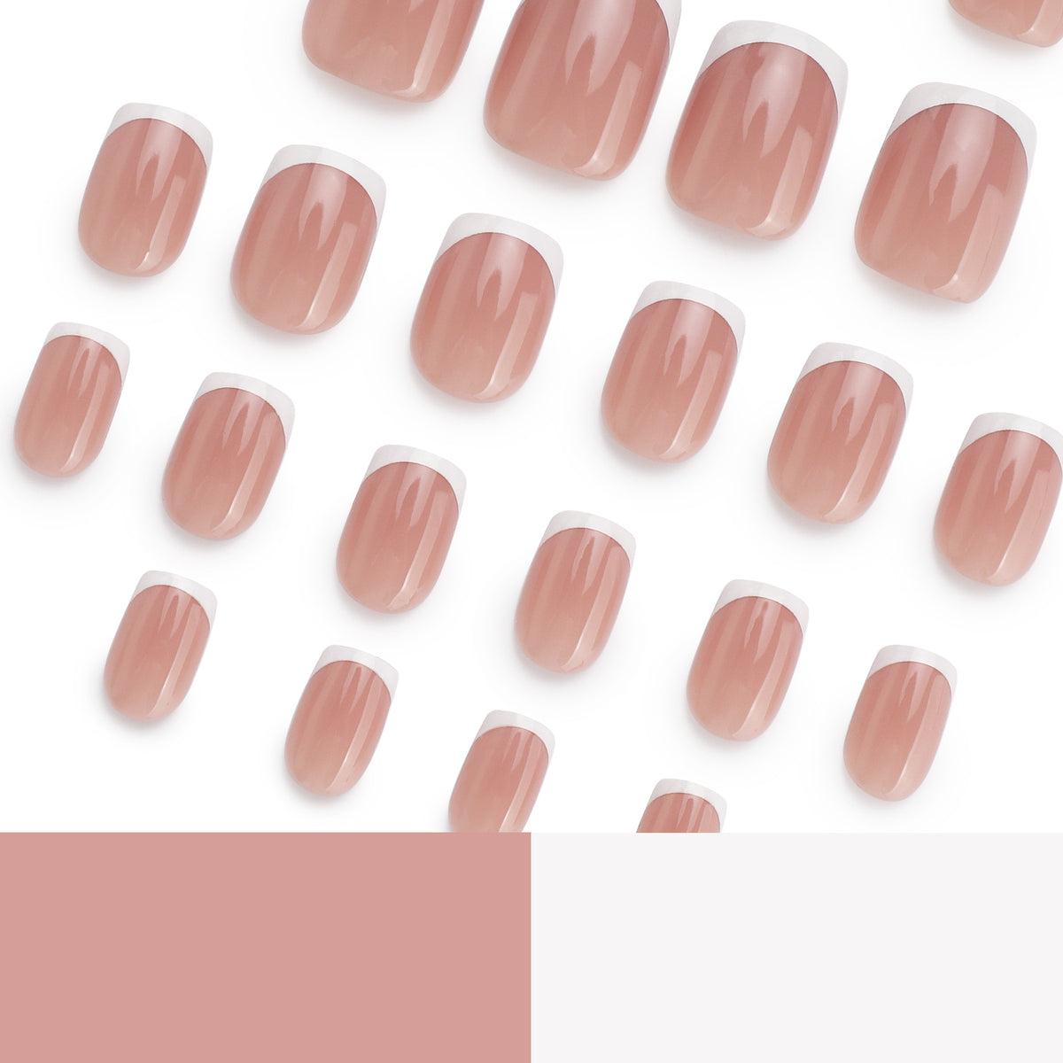 Kunstvolle French-Maniküre Nagelkunst Brehn