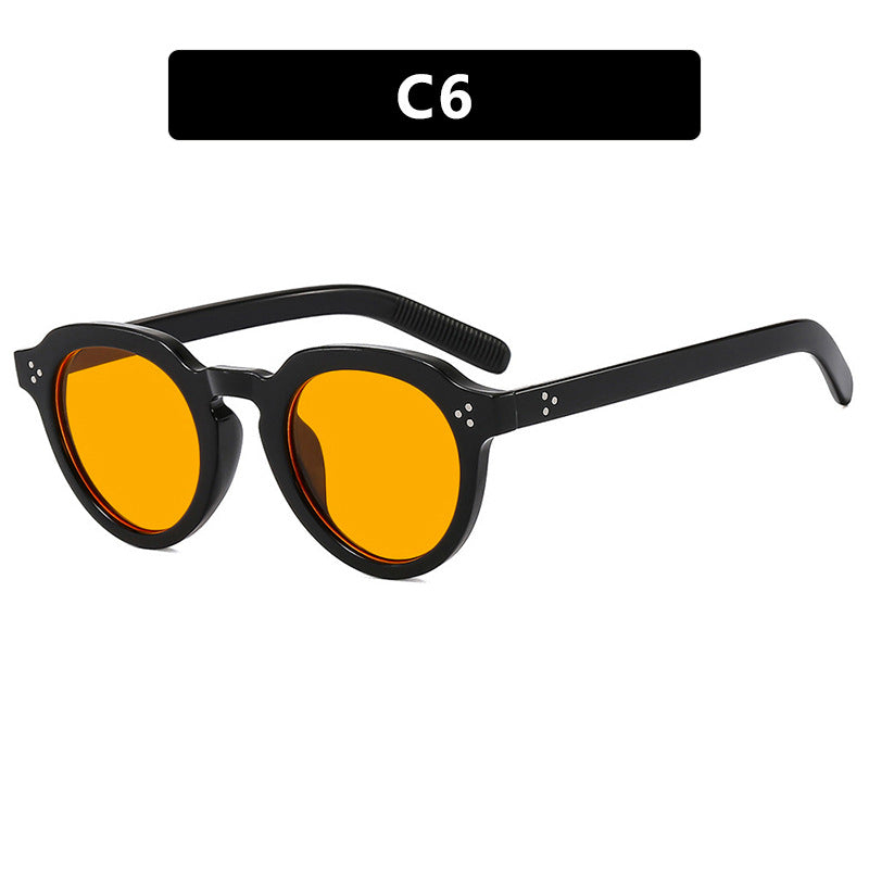 Damen stilvolle runde Brille Brehn